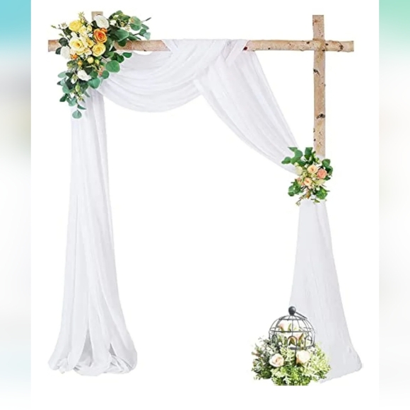 2 Wedding Arch Draping Fabrics - Picture 1 of 3